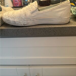 Blowfish white shoes size 10